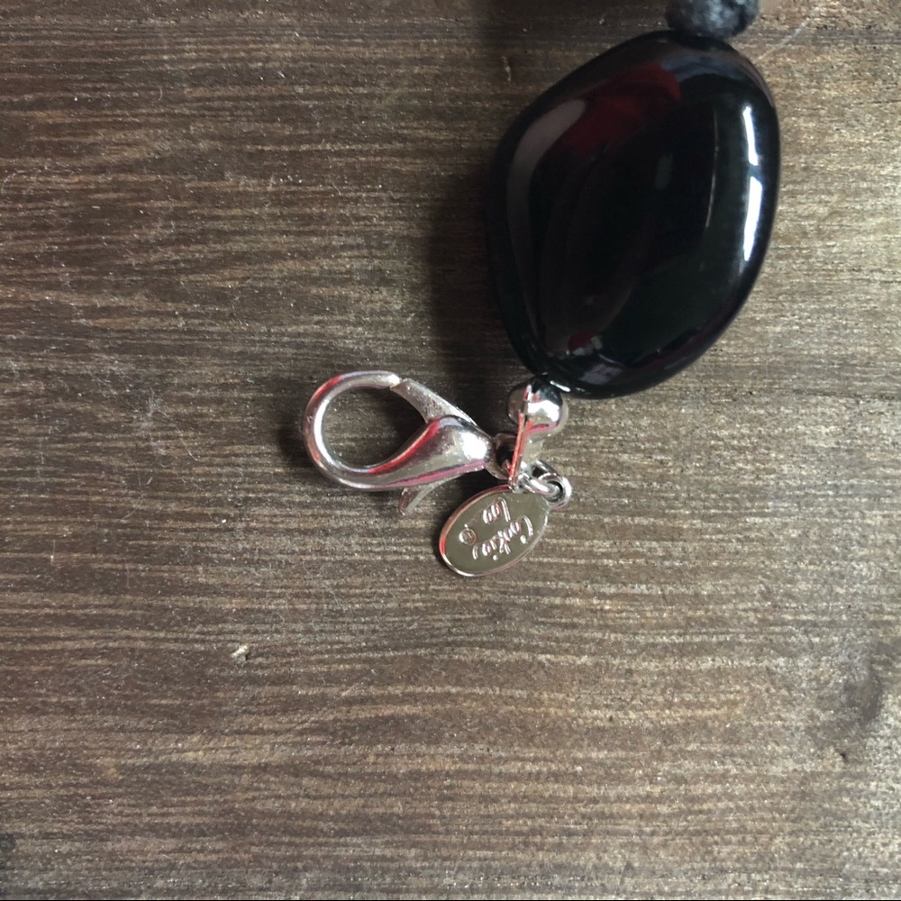 Cookie Lee Black and silver bead necklace - Picture 2 of 4